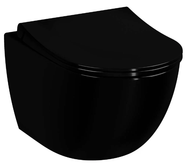 Sento WC Black Wall Hung